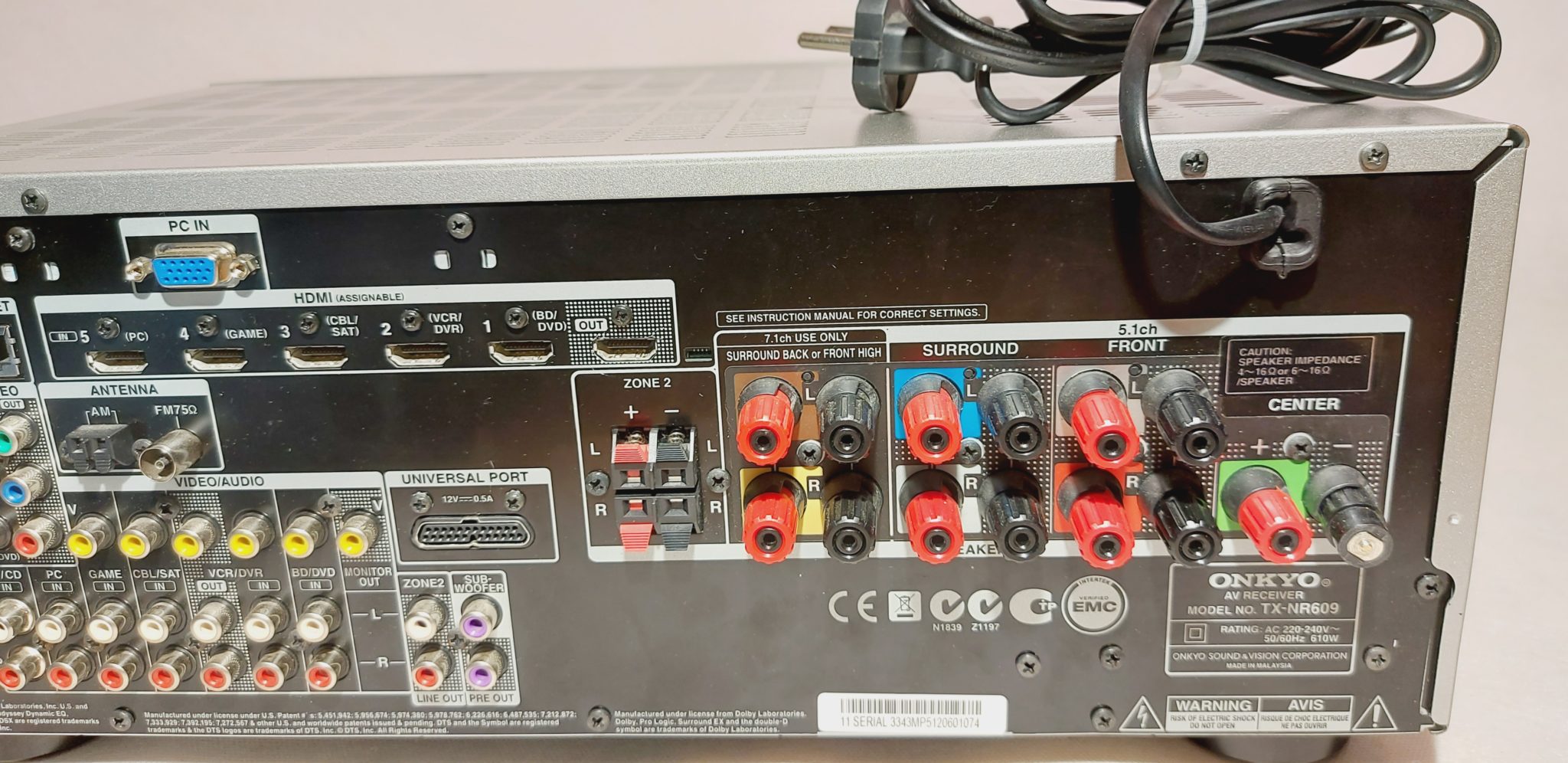 Onkyo TXNR609 DN Audio — free download