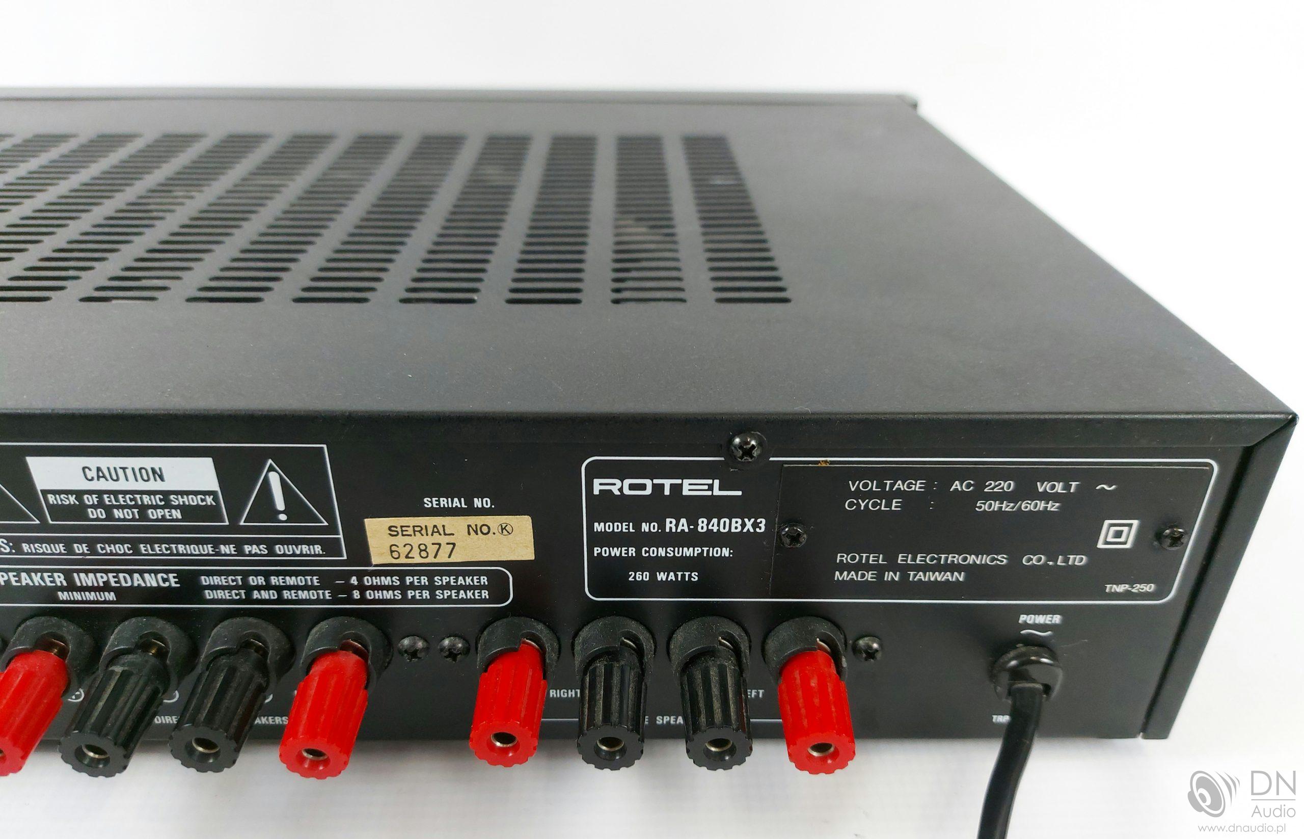 Rotel RA-840BX3 - obrazek 9