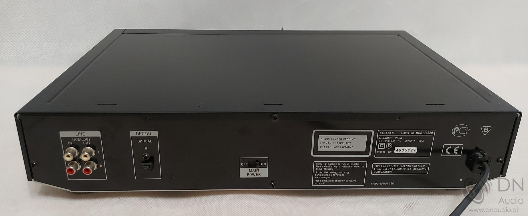 Sony MDSJE320 DN Audio