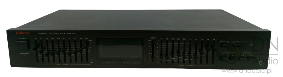 LUXMAN  Ｇ-11 Luxman G-11 Solid-State Graphic Frequency Equalizer Manual