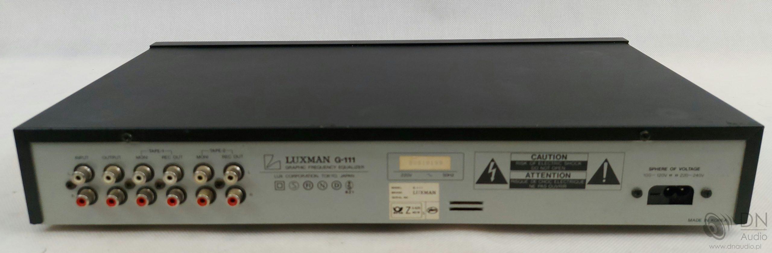 LUXMAN  Ｇ-11 Luxman G-11 Solid-State Graphic Frequency Equalizer Manual