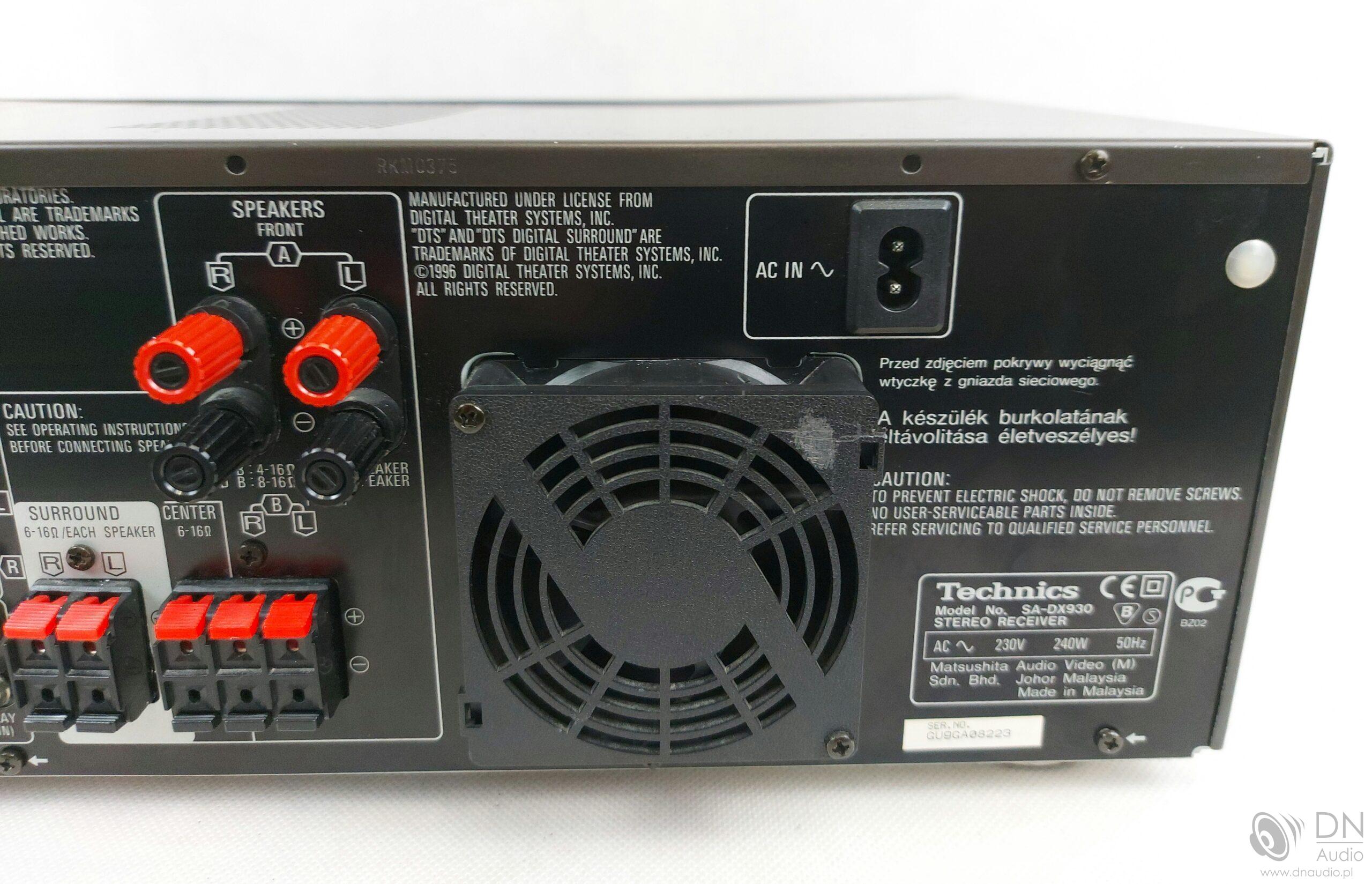 Technics SA-DX930 - obrazek 10