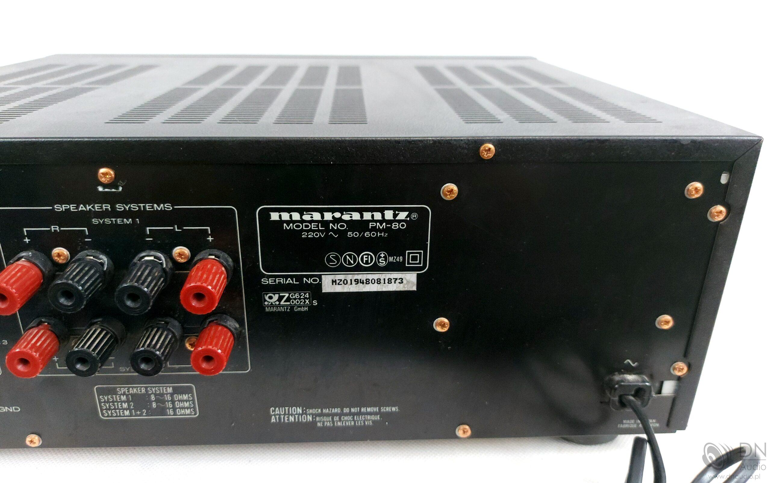 Marantz PM80 - obrazek 10