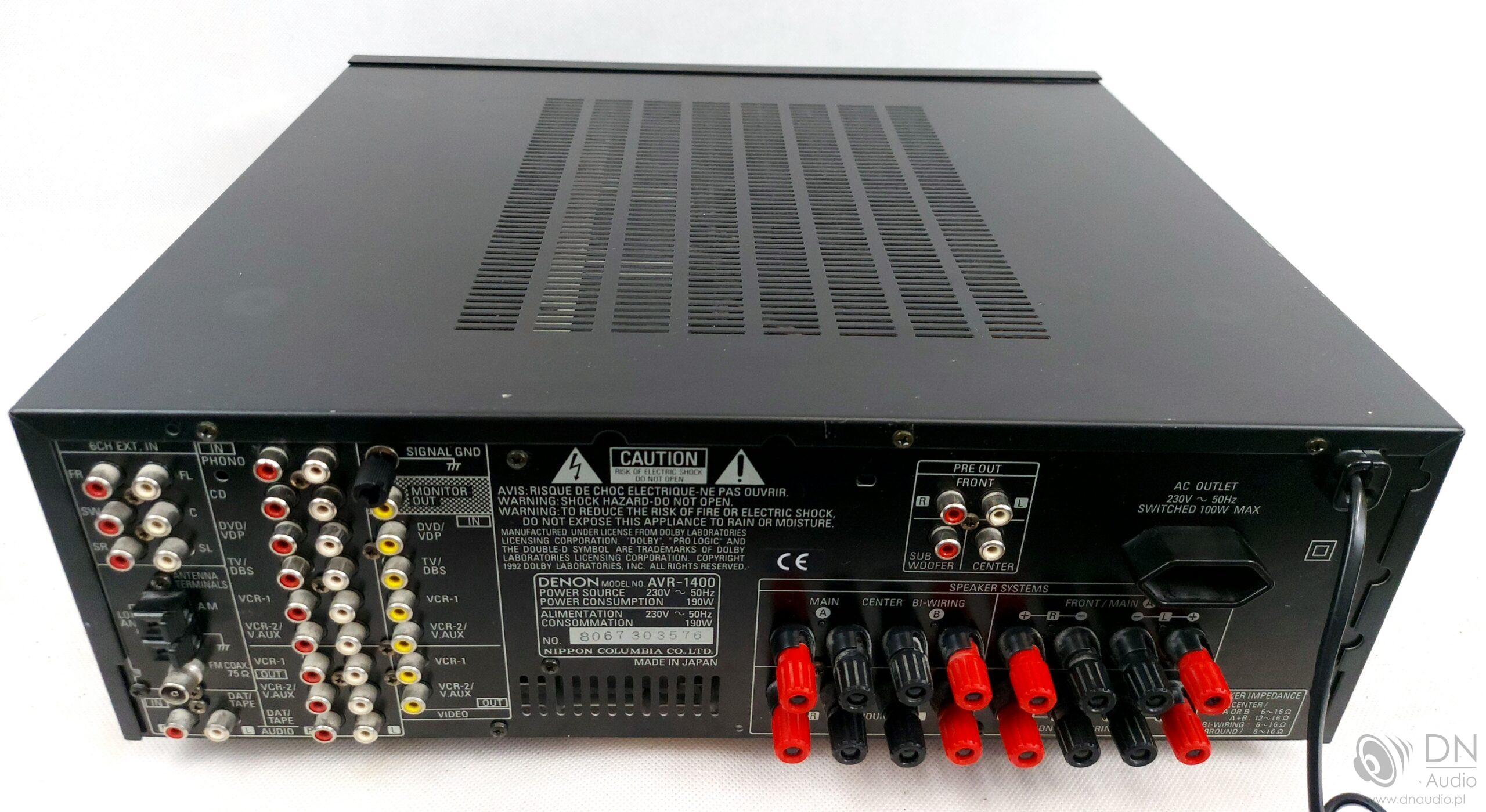 Denon AVR-1400 - obrazek 9