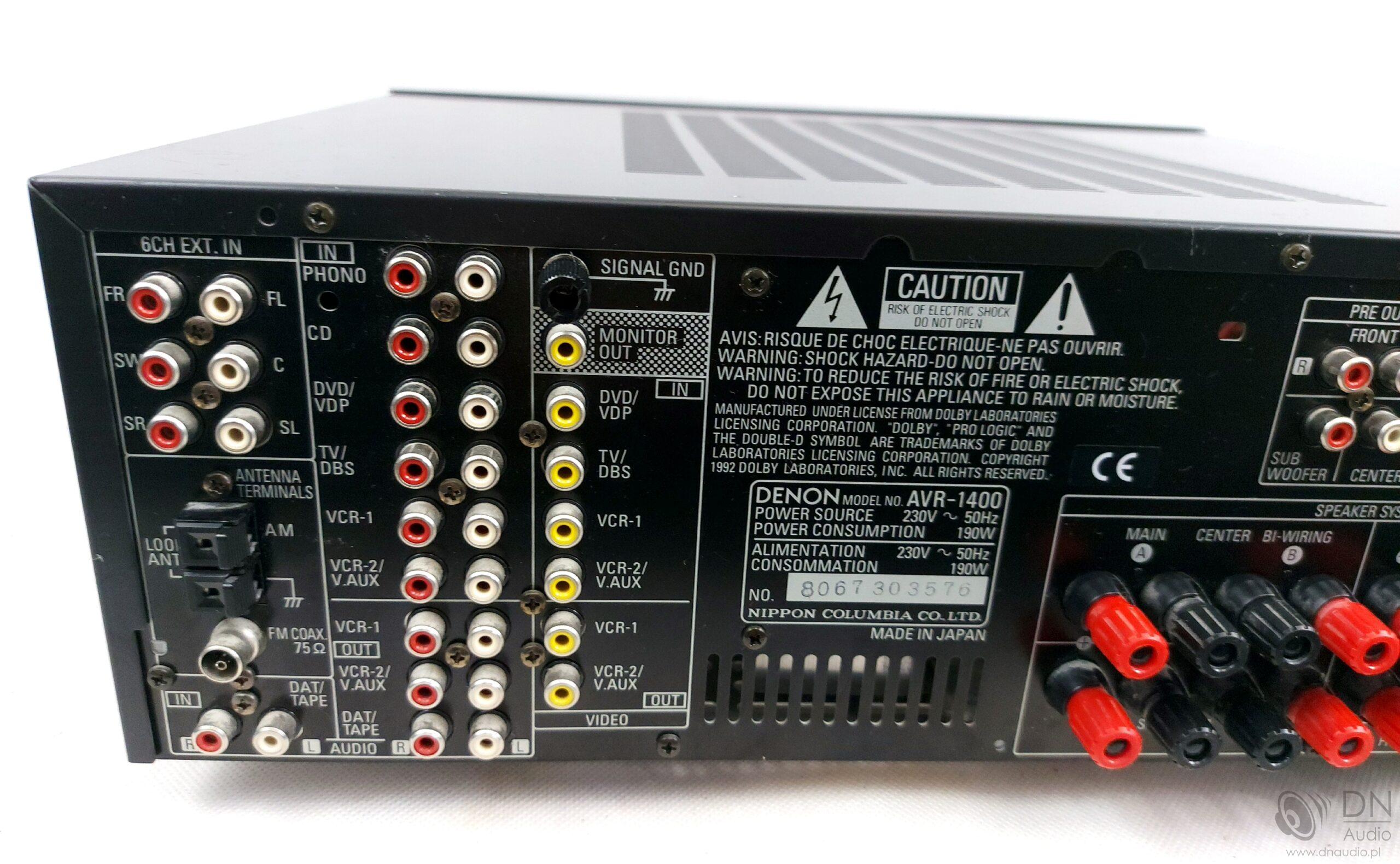 Denon AVR-1400 - obrazek 11