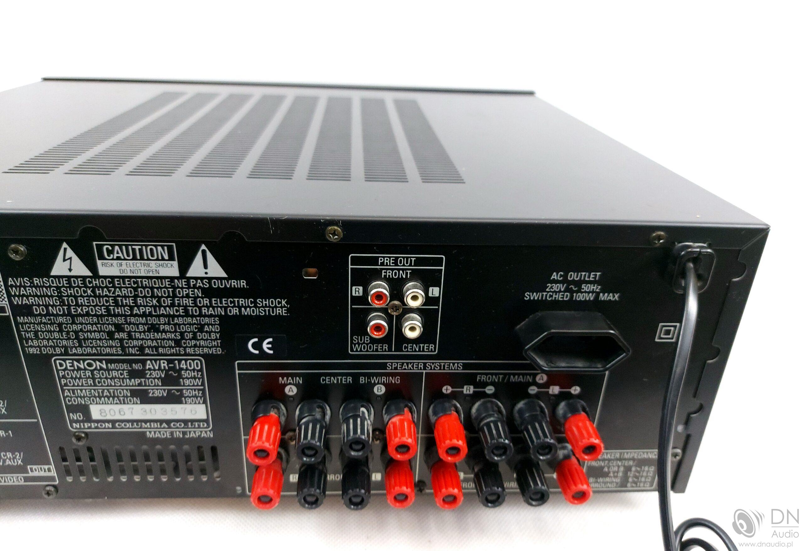 Denon AVR-1400 - obrazek 10