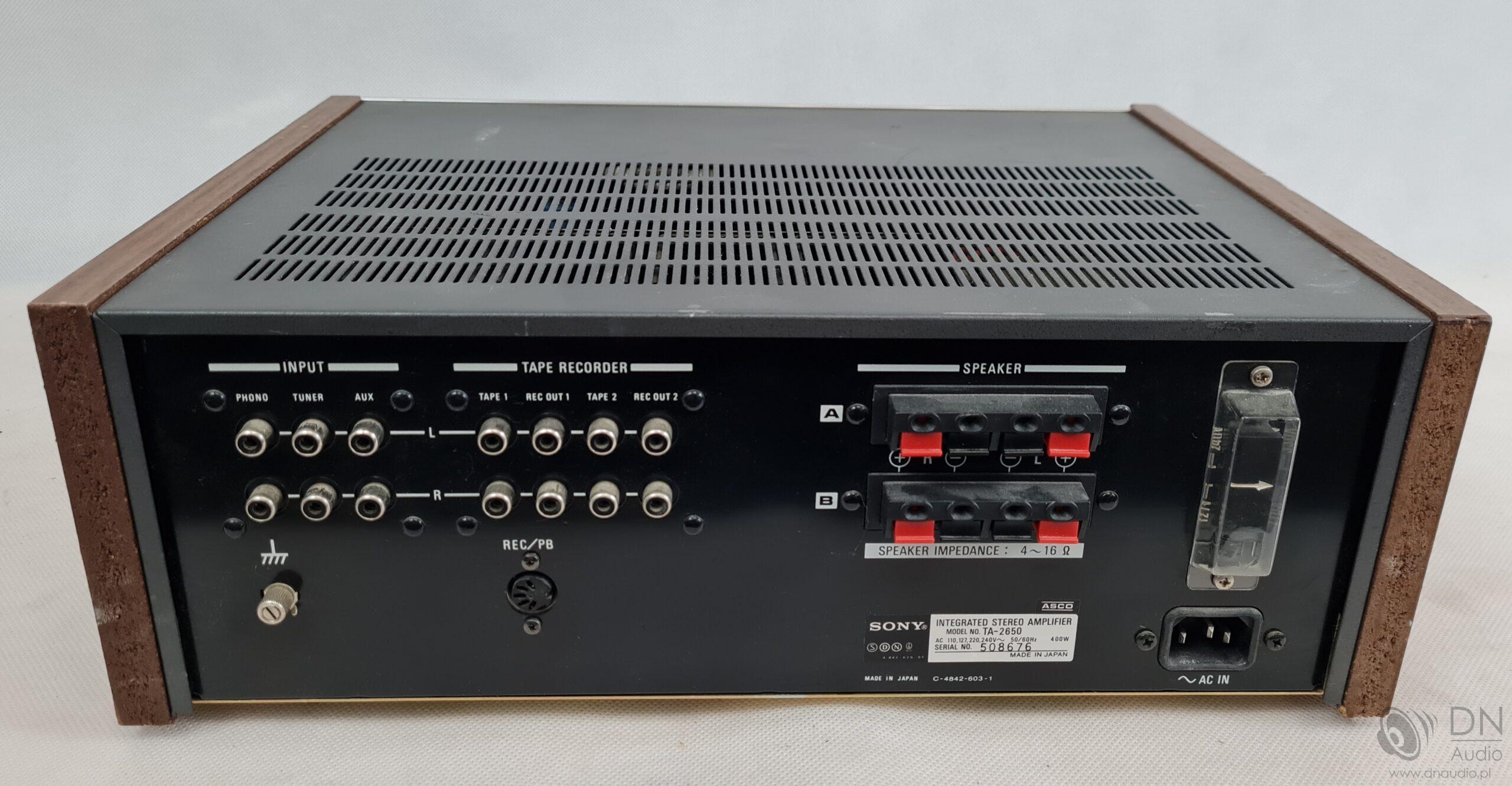Sony TA-2650 - obrazek 6