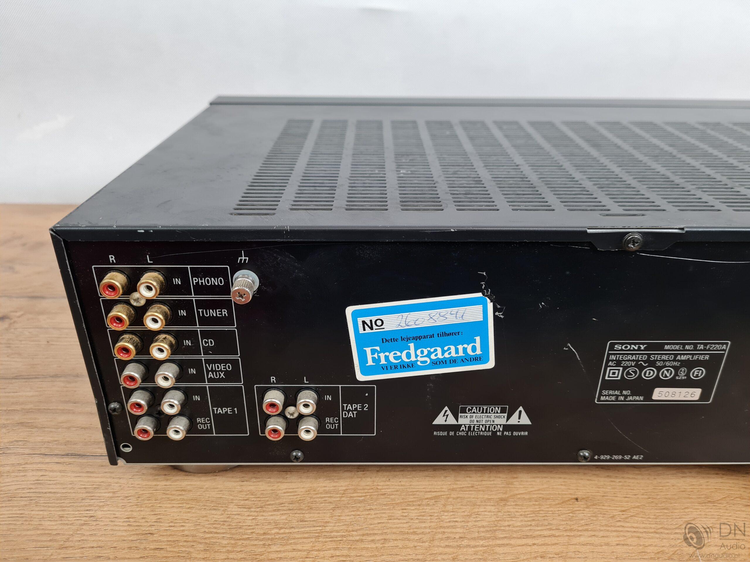 Sony TA-F220 - obrazek 11