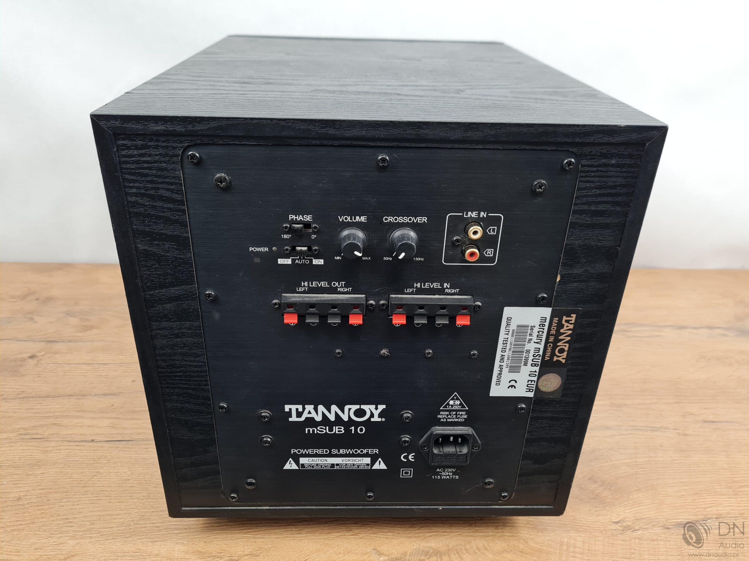 TANNOY mercury mSUB 10 ウーファー　マーキュリー TANNOY mercury mSUB 10 ウーファー マーキュリー - メルカリ
