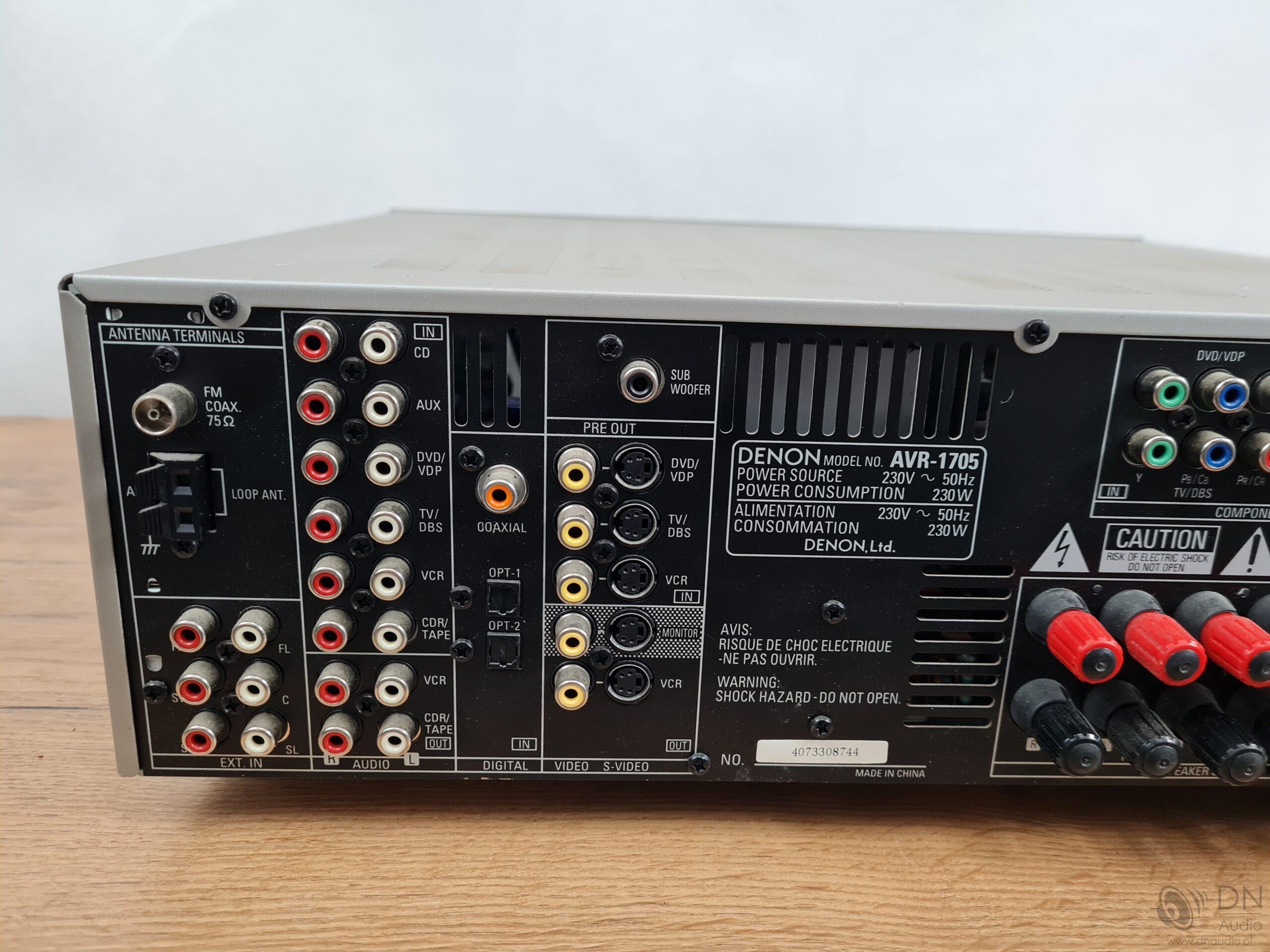 Denon AVR-1705 - obrazek 11