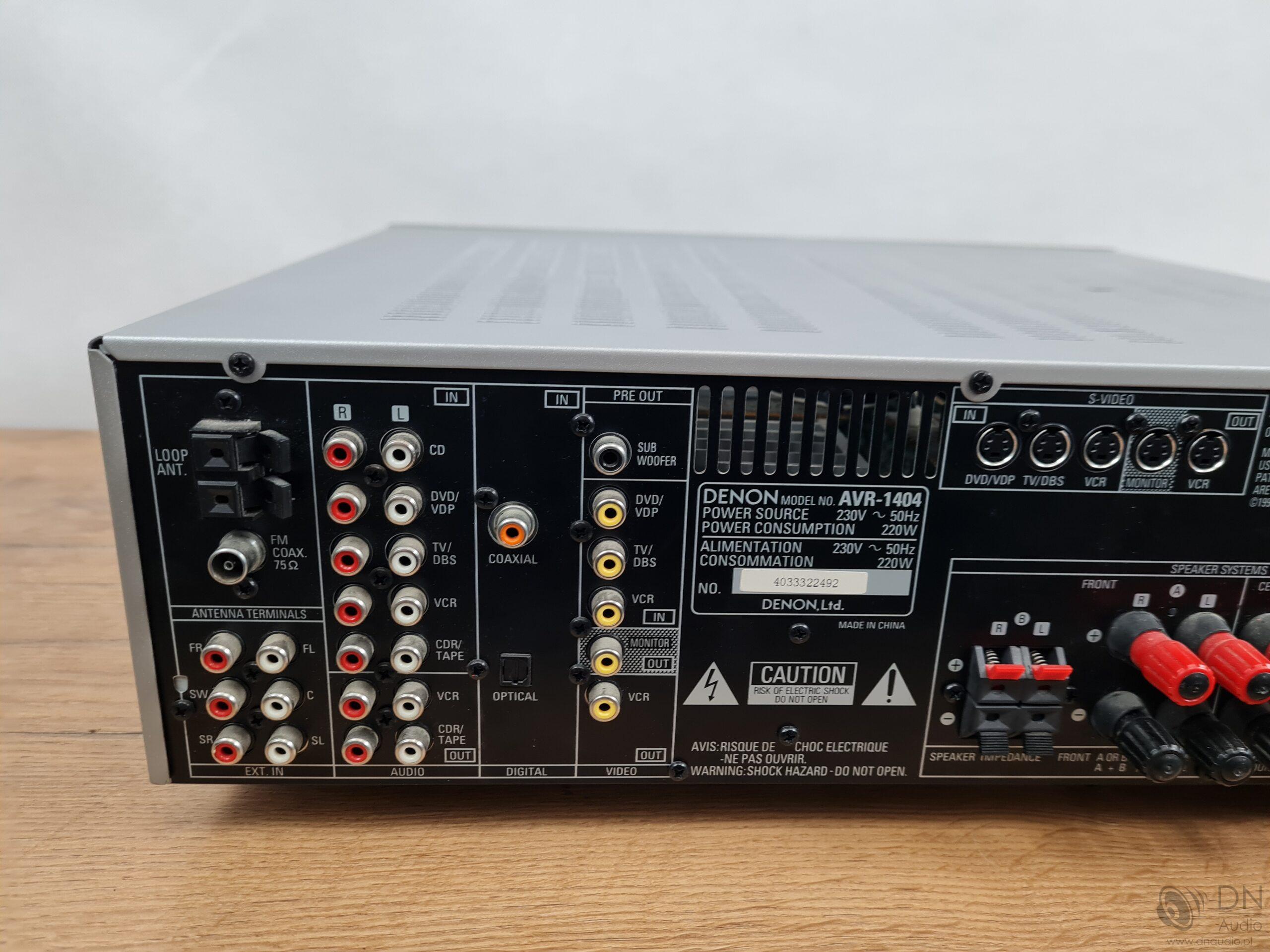 Denon AVR-1404 - obrazek 11