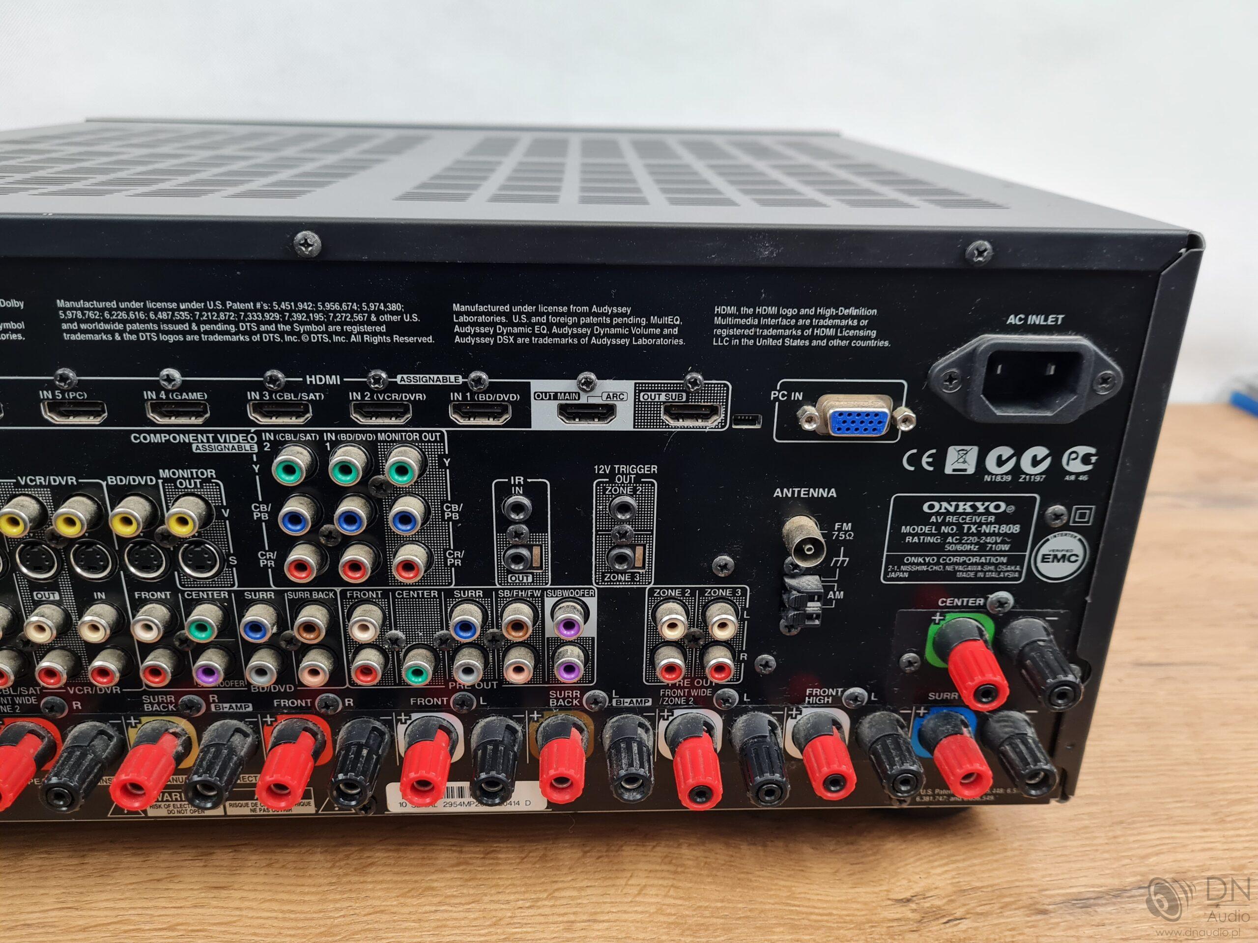 Onkyo TX-NR808 - obrazek 17