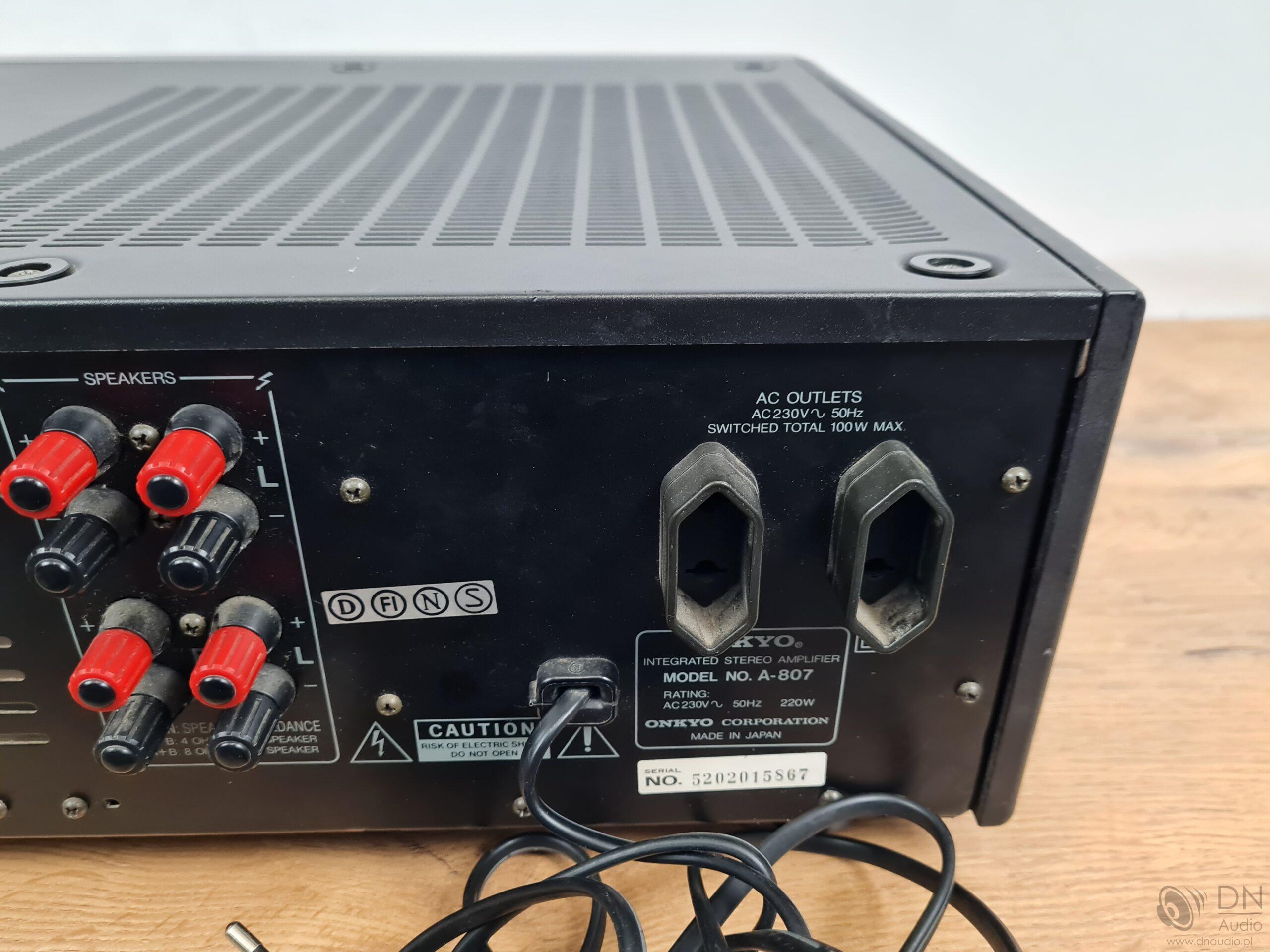Onkyo A-807 - obrazek 13