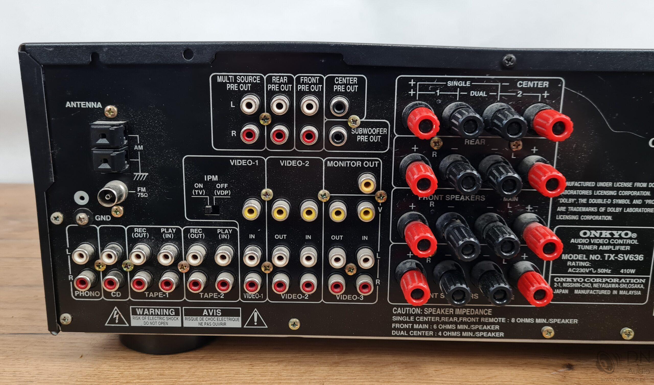 Onkyo TX-SV636 - obrazek 12