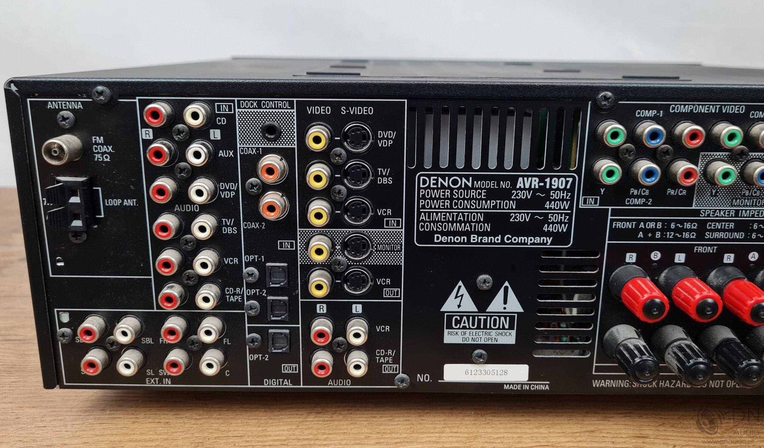 Denon AVR-1907 - obrazek 12
