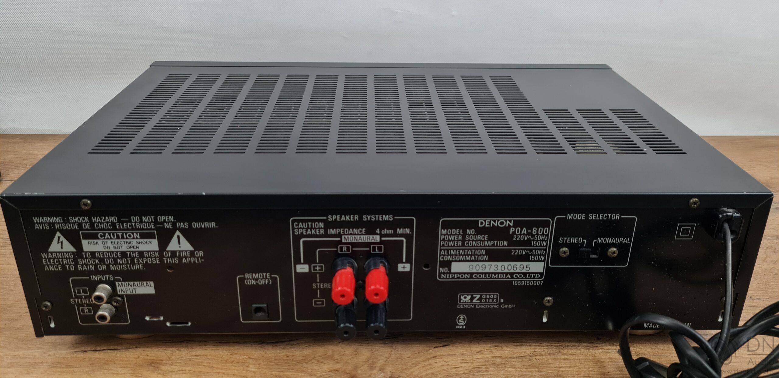 Denon POA-800 - obrazek 8