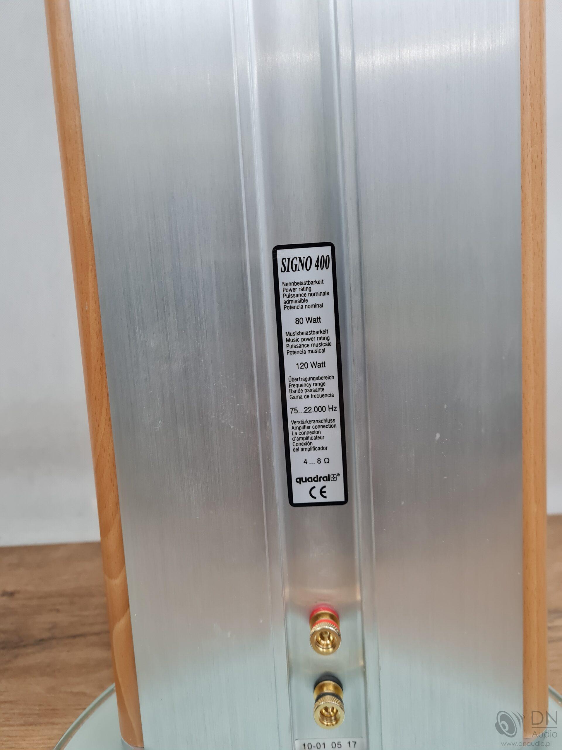 Quadral Signo 400 - obrazek 9