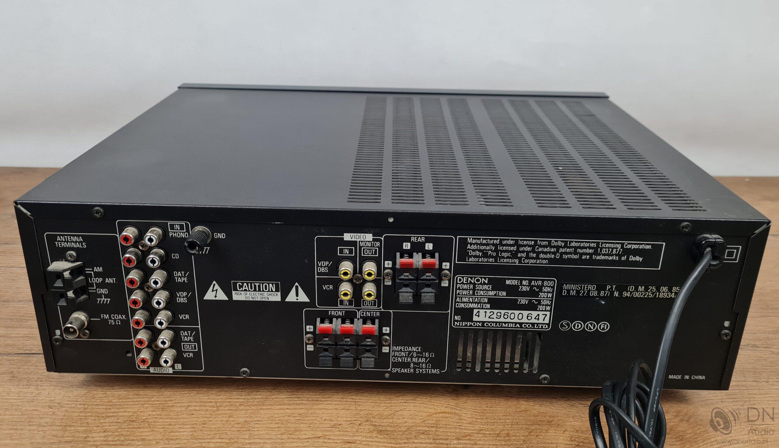 Denon AVR-800 - obrazek 10