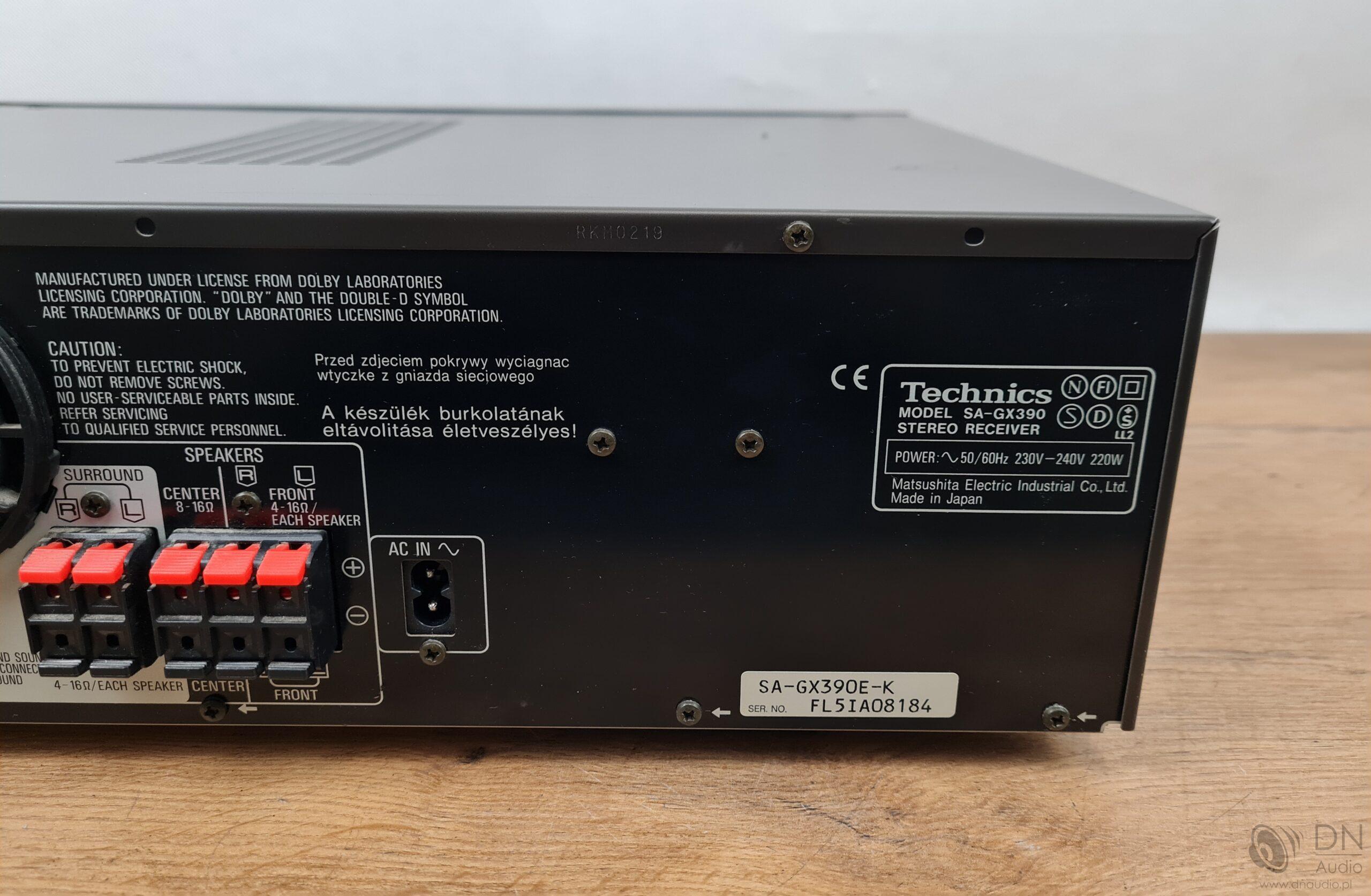 Technics SA-GX390 - obrazek 11