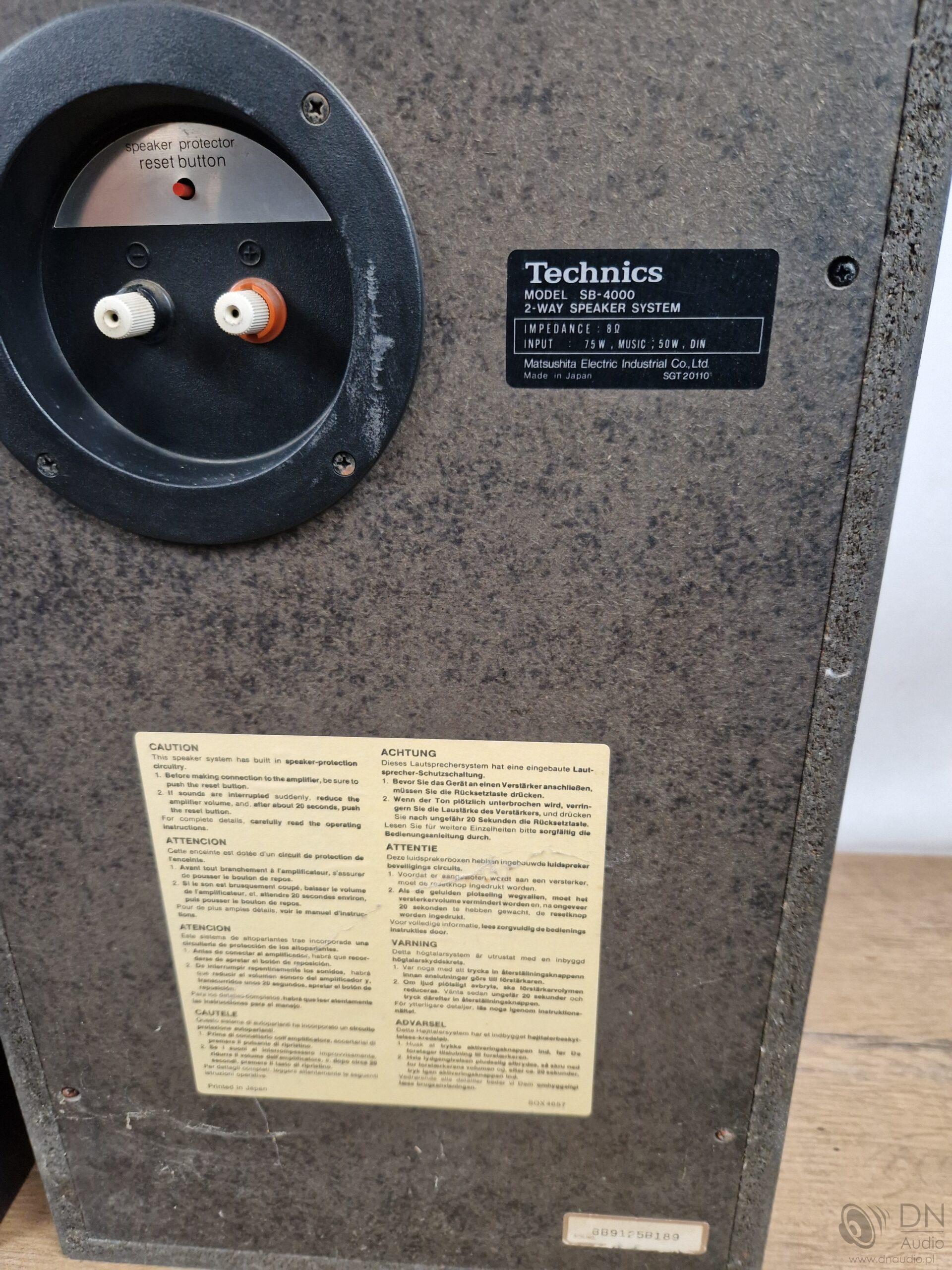 Technics SB-4000 - obrazek 9