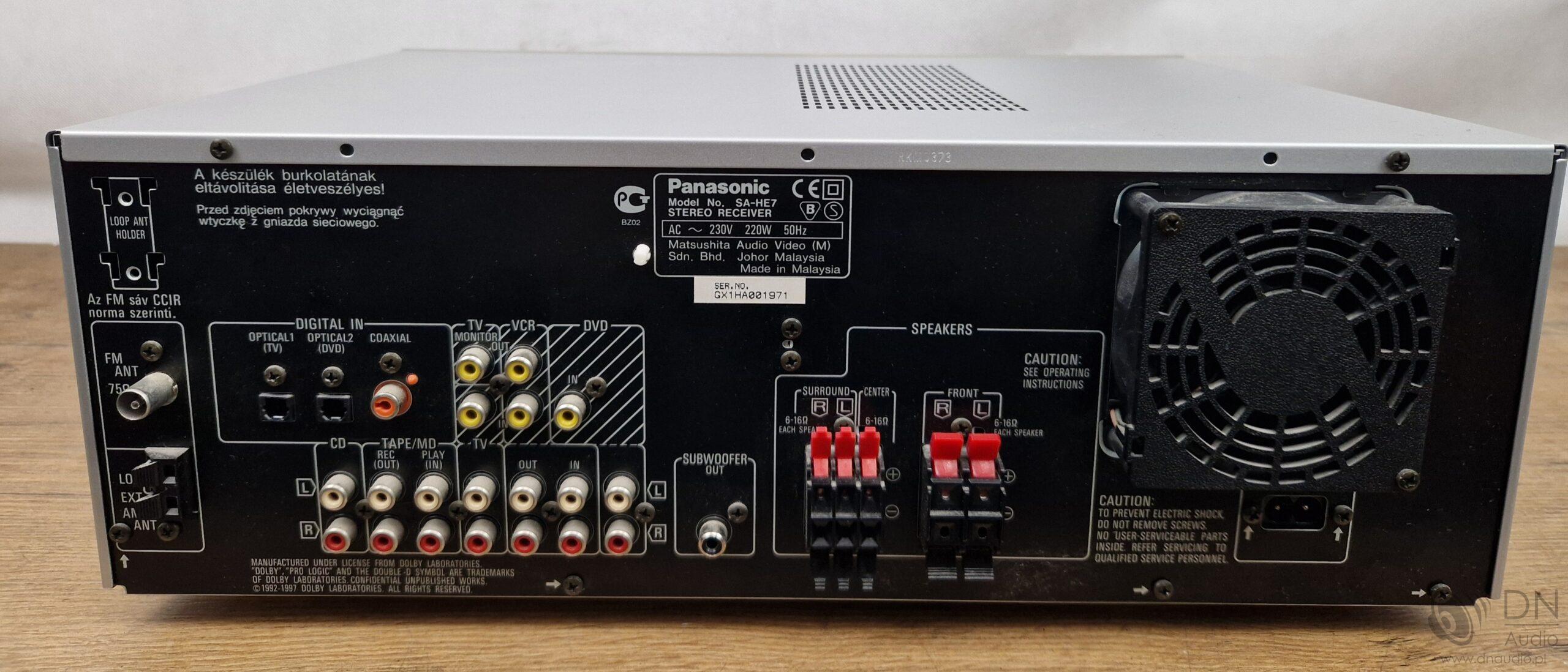 Panasonic SA-HE7 - obrazek 8