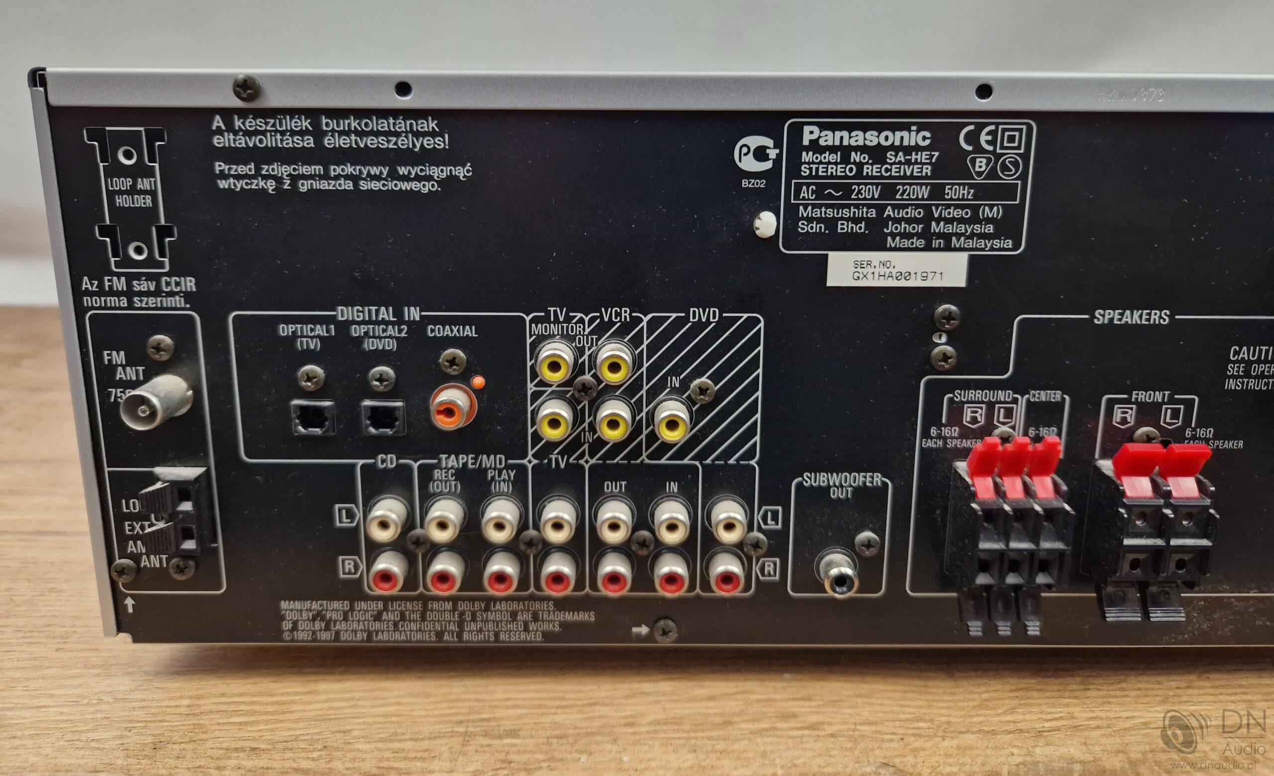 Panasonic SA-HE7 - obrazek 9