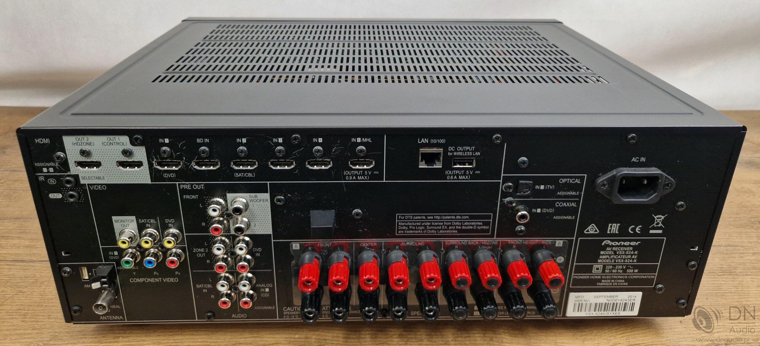 Pioneer VSX-924 - obrazek 7