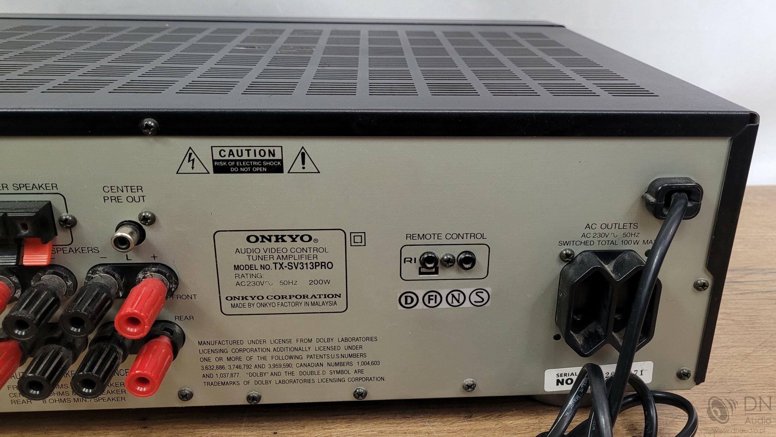 Onkyo TX-SV313PRO - obrazek 12