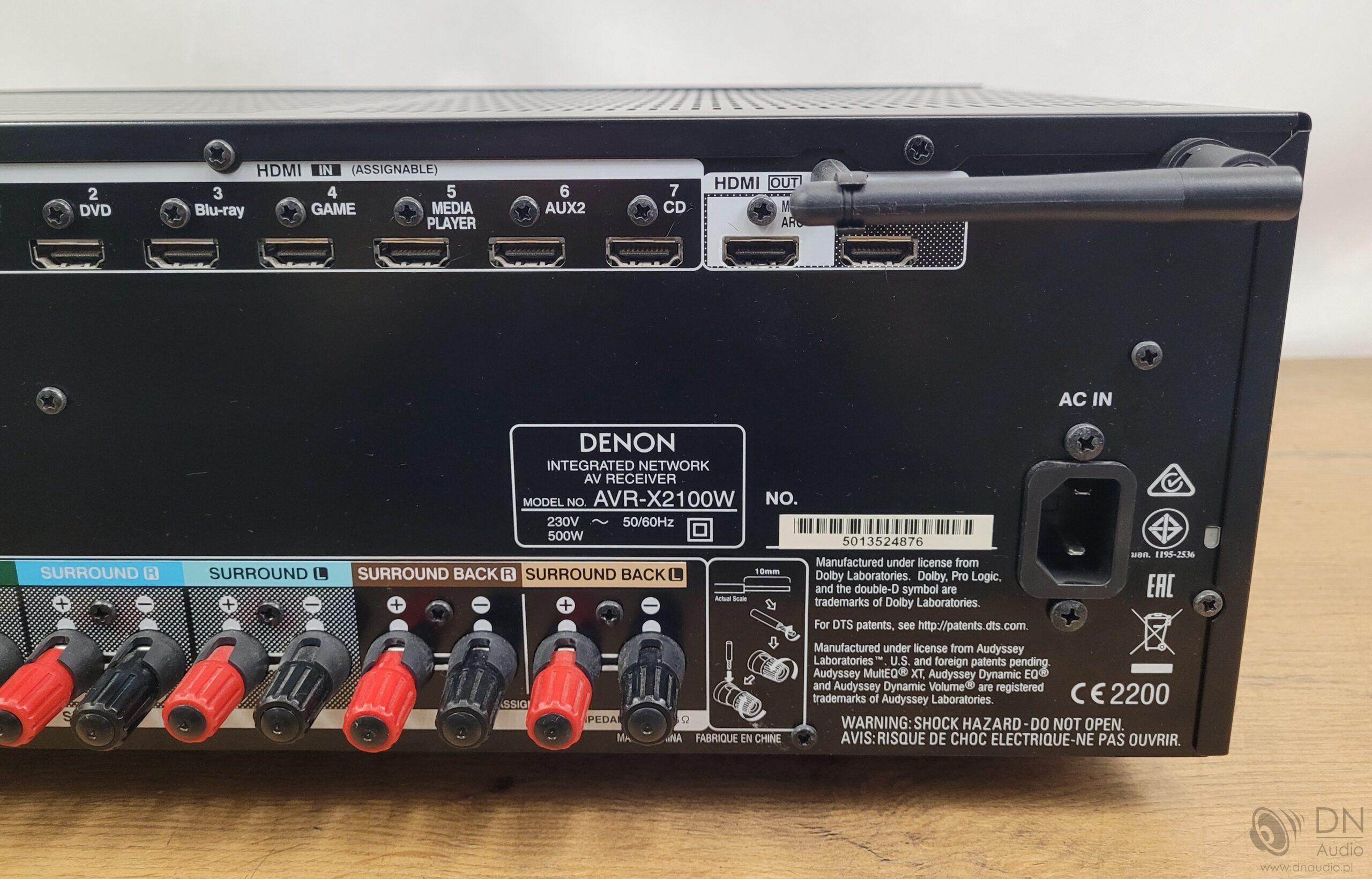 Denon AVR-X2100W - obrazek 11
