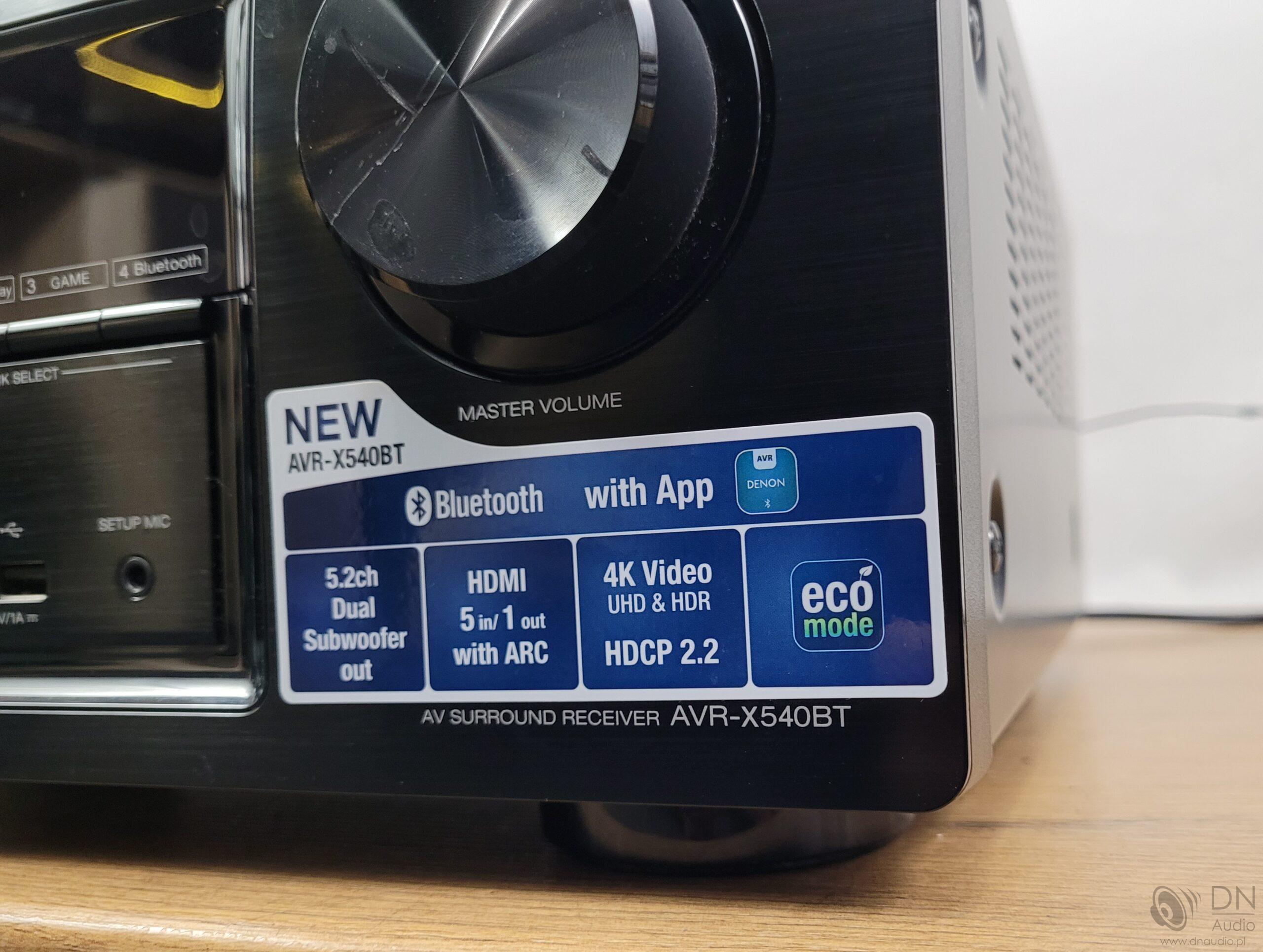 Denon AVR-X540BT - obrazek 5