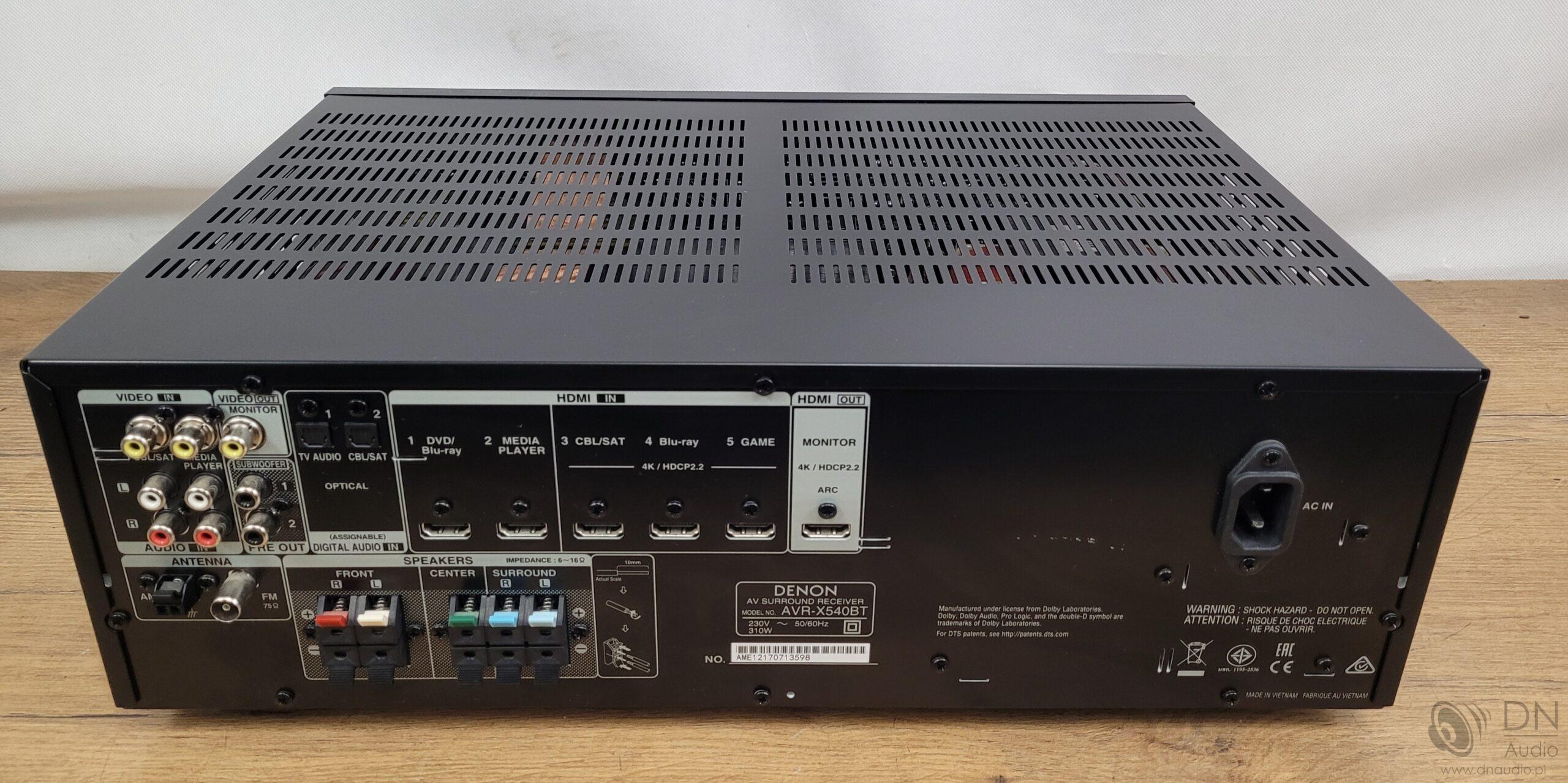 Denon AVR-X540BT - obrazek 10