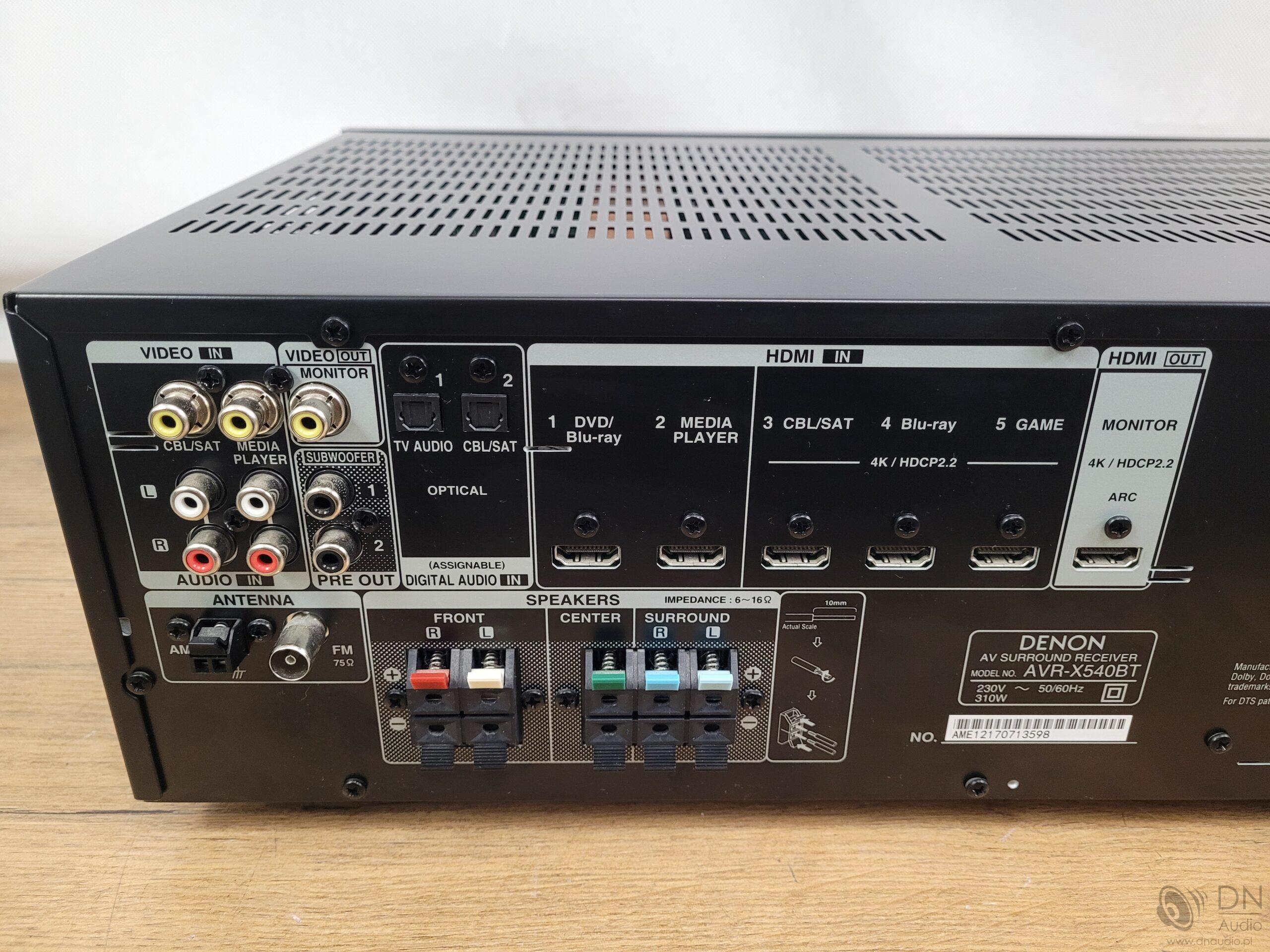 Denon AVR-X540BT - obrazek 11