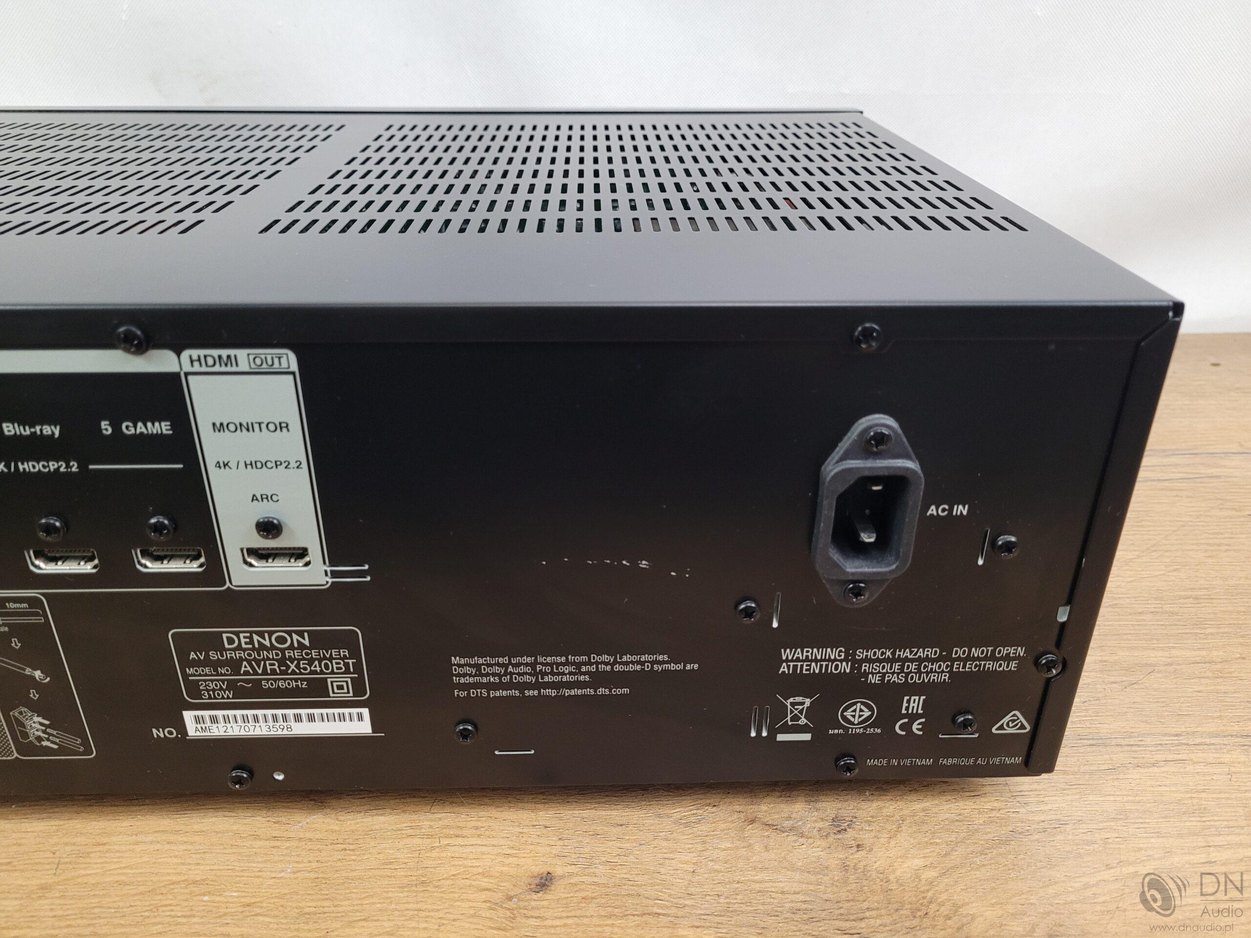 Denon AVR-X540BT - obrazek 12
