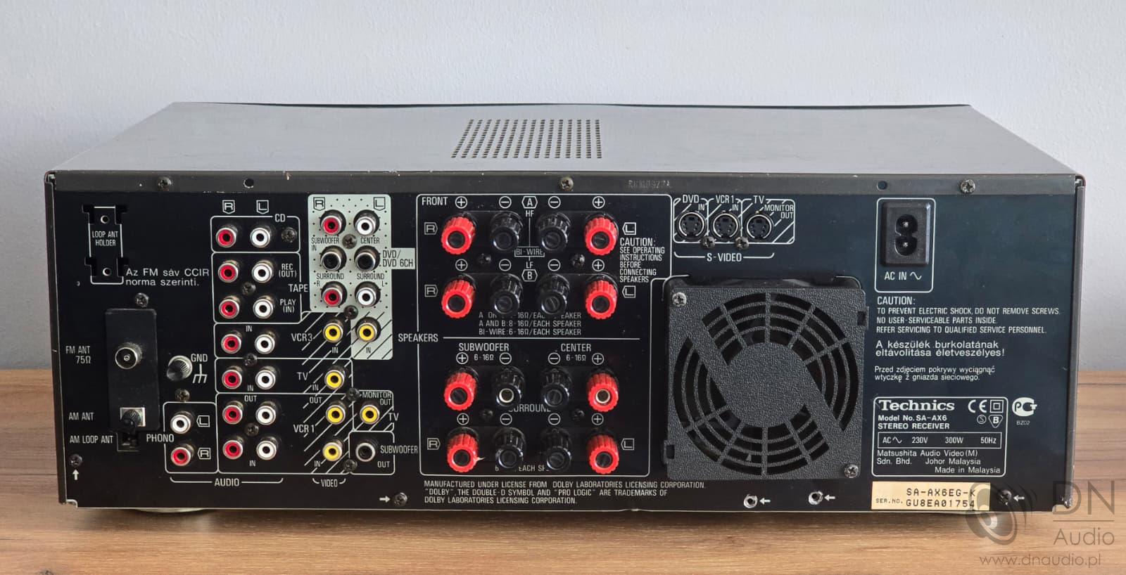 Technics SA-AX6 - obrazek 6