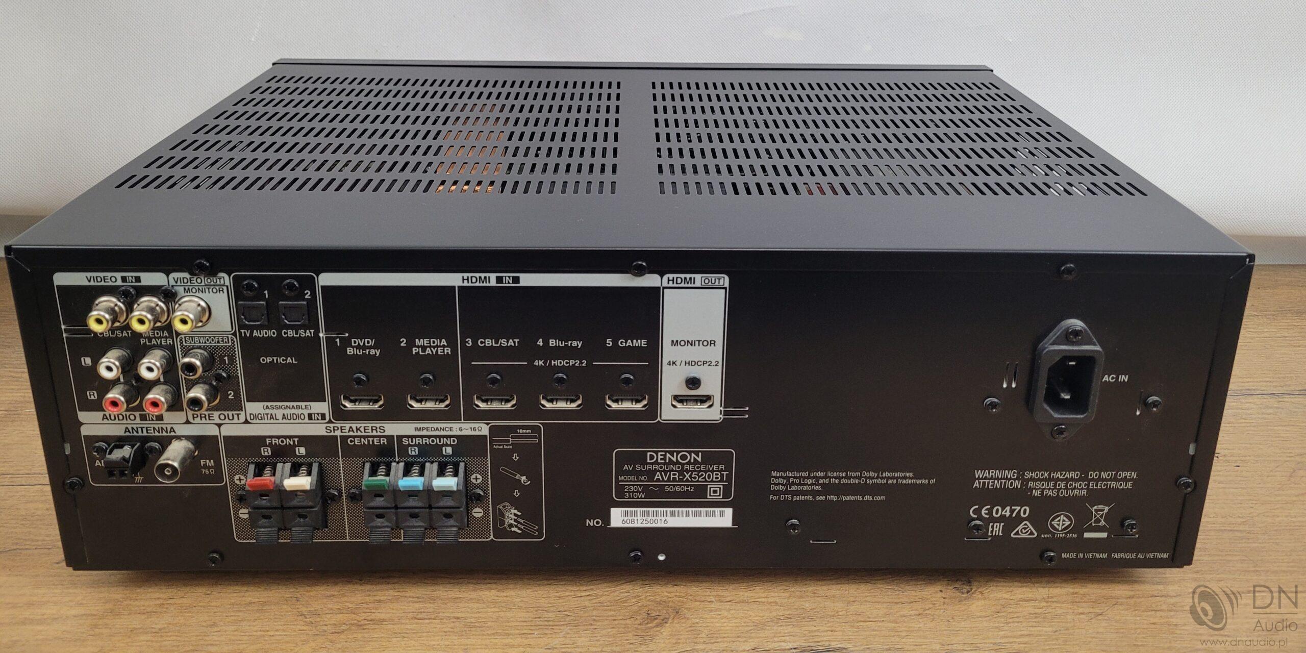 Denon AVR-X520BT - obrazek 9