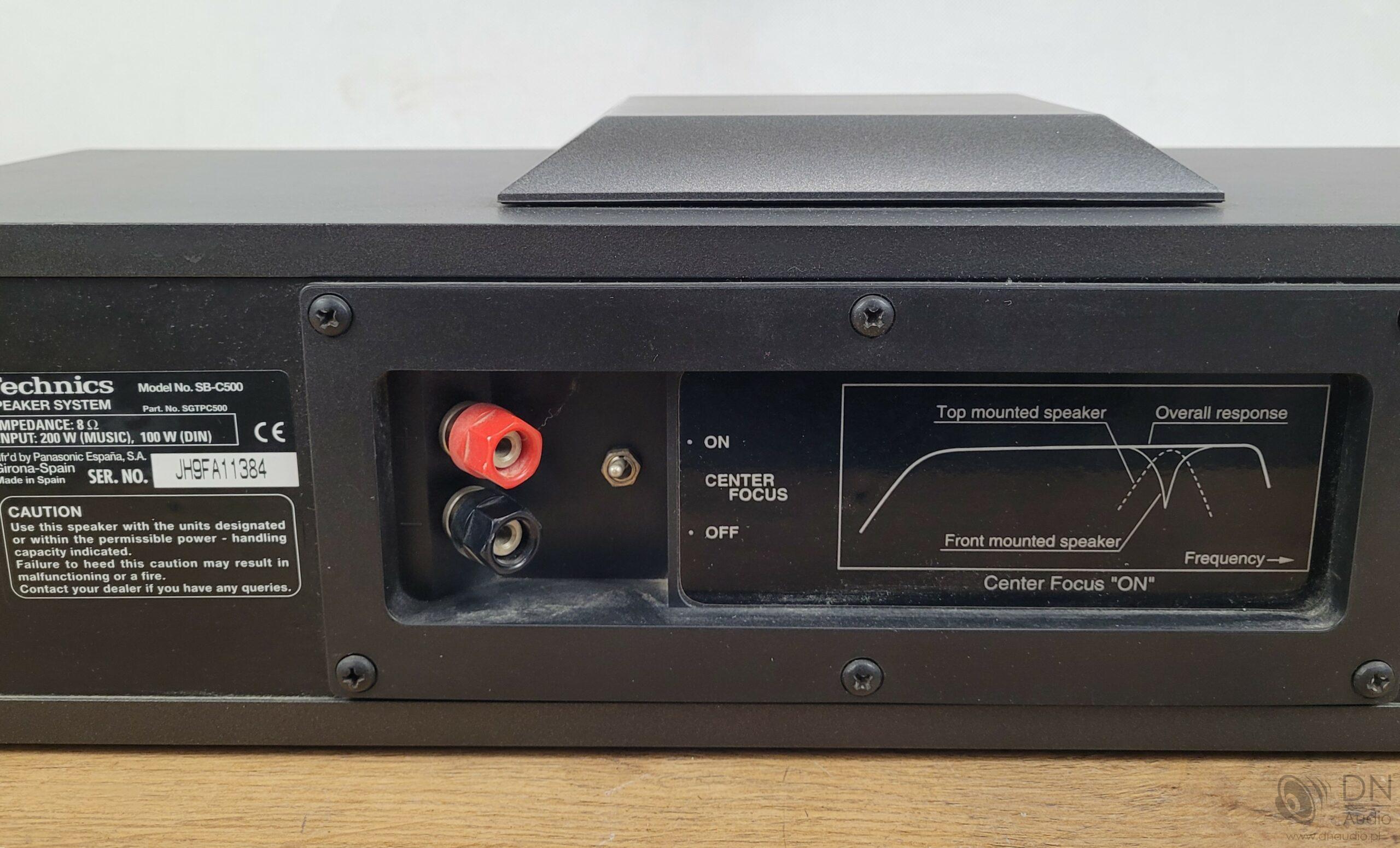 Technics SB-C500 - obrazek 10