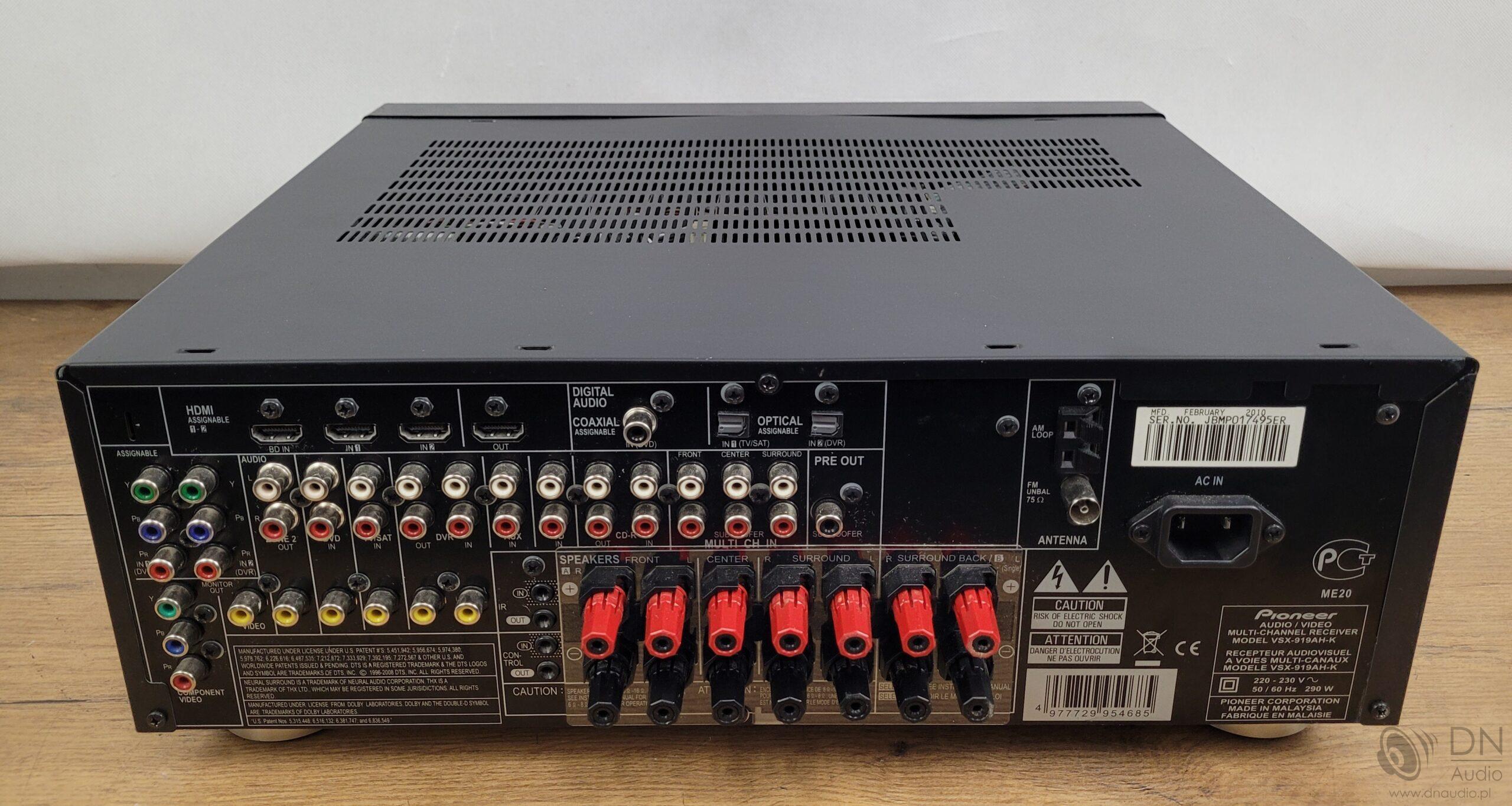 Pioneer VSX-919AH-K - obrazek 7
